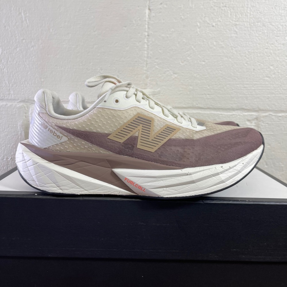 New Balance Fuelcell Rebel V5 WFCXLJ5 Beige Running Shoes Sneaker Women's 8.5 B